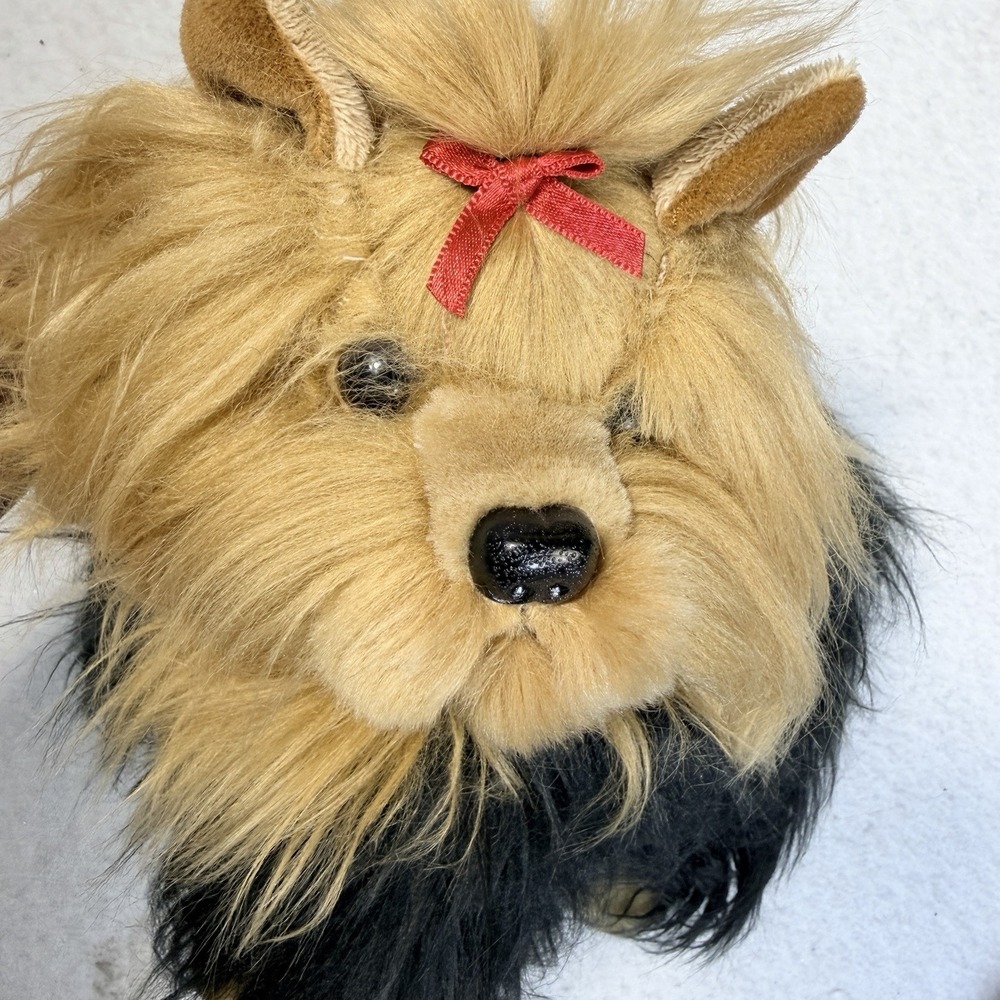 Aurora Miyoni CUTE Yorkshire YORKIE TERRIER DOG 10" Plush STUFFED ANIMAL TOY